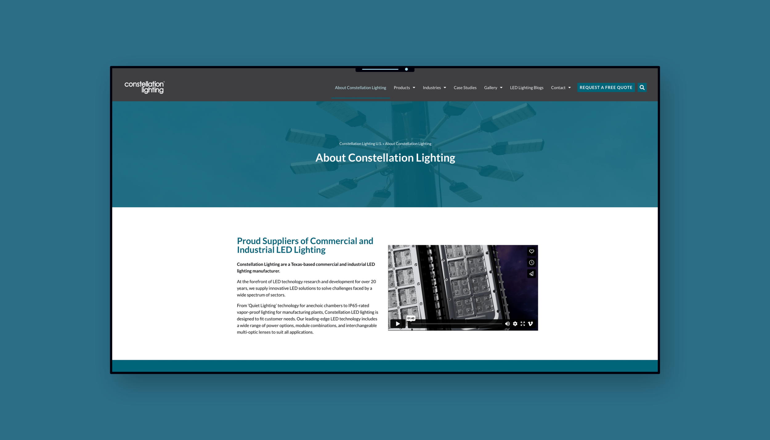 Illuminating success: how we drove a 117% Increase in organic traffic for Constellation Lighting U.S. - Fenti Marketing